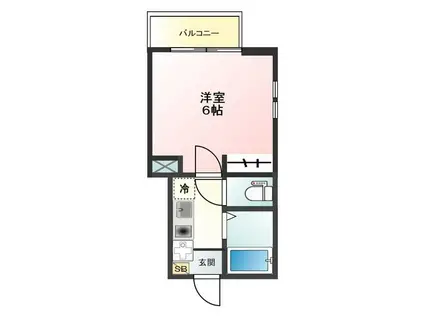 GLANZ赤羽ウエスト(1K/3階)の間取り写真