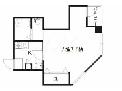 南大塚マンション(1K/7階)の間取り写真