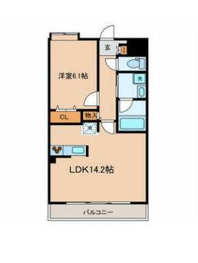 YS HAPPINESS(1LDK/3階)の間取り写真