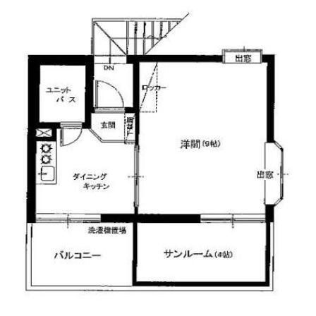 ティアレ目白台(1SDK/3階)の間取り写真