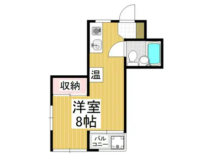 シェトワ桜町(ワンルーム/3階)の間取り写真