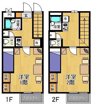 レオパレス恵比寿(1K/1階)の間取り写真