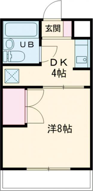 エステートエンゼル(1K/3階)の間取り写真