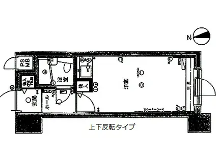 ダイアパレス大通第2(ワンルーム/4階)の間取り写真