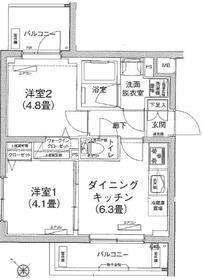 アイルグランデ向島(2LDK/3階)の間取り写真