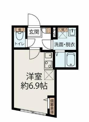 MEGURO EDGE (ワンルーム/5階)の間取り写真