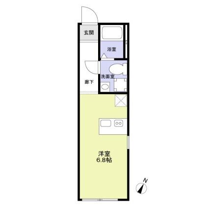 URBAN NEST 杉並(ワンルーム/3階)の間取り写真