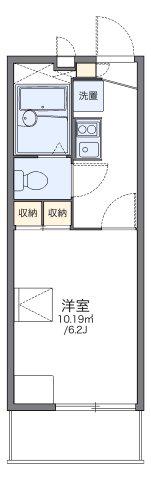 レオパレス九番街(1K/3階)の間取り写真