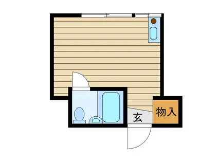江古田ハウス(ワンルーム/2階)の間取り写真