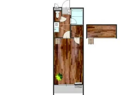 セザンヌ野依2(1K/2階)の間取り写真