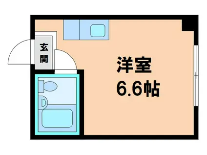 メゾン美樹(ワンルーム/3階)の間取り写真