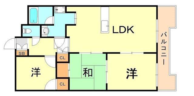 ロイヤルメゾン富士(3LDK/1階)の間取り写真