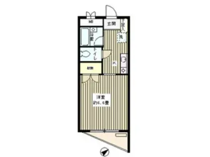 MESON DE MERVEILLE(1K/4階)の間取り写真