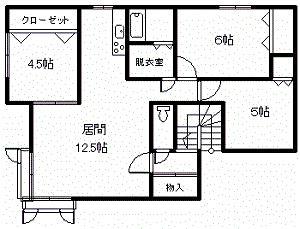スウィング M-1(3LDK/2階)の間取り写真