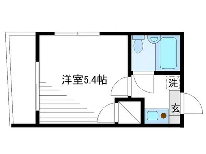 メゾン文園(1K/3階)の間取り写真