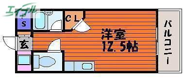 ウエスティンパレス(ワンルーム/5階)の間取り写真