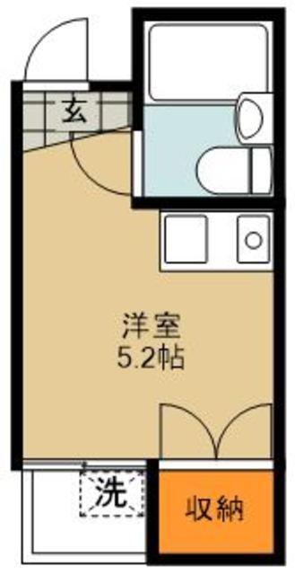 パークメゾン朝霞(ワンルーム/3階)の間取り写真