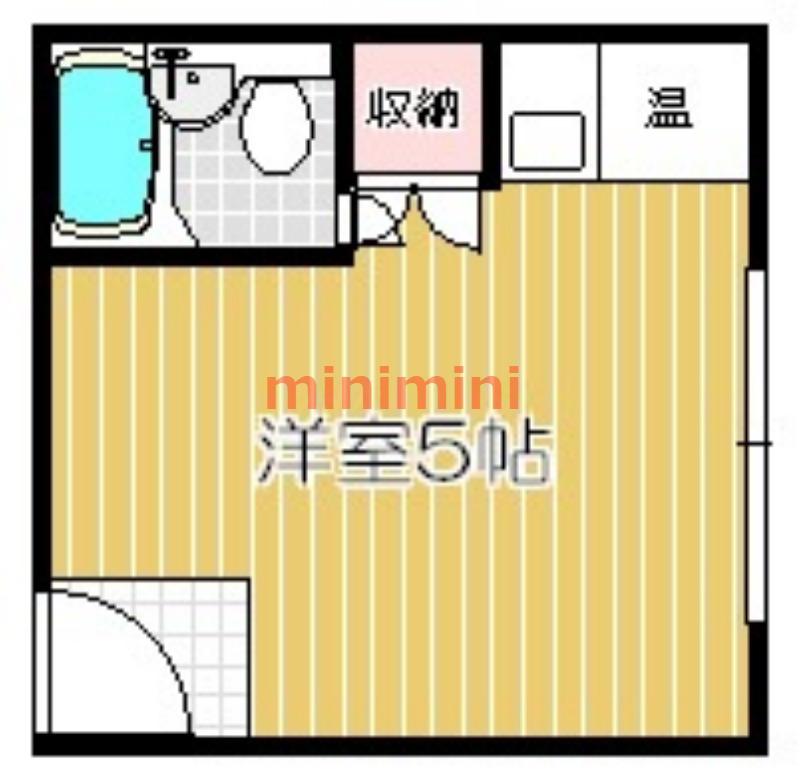 DWELL高槻(ワンルーム/8階)の間取り写真