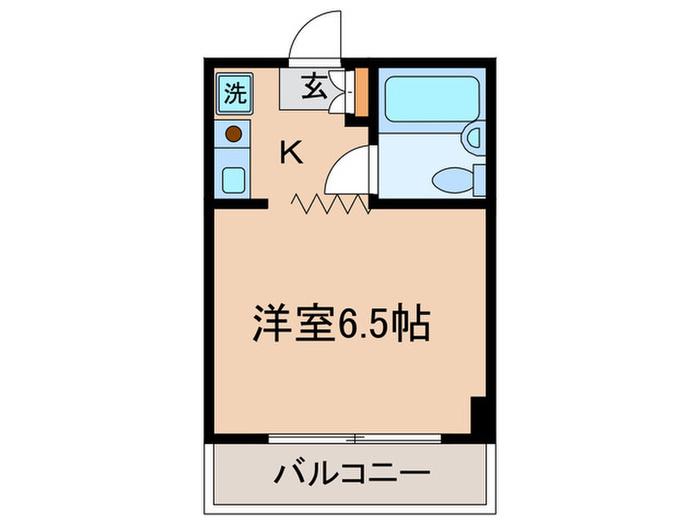 A-PAL大泉(1K/2階)の間取り写真