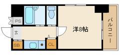 サンシャイン福成(1K/8階)の間取り写真