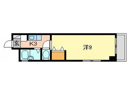 アリエス学研都市II(2LDK/7階)の間取り写真