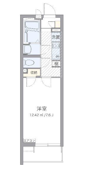 MARUCHANCHI(1K/1階)の間取り写真