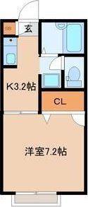 セフィラエム(1K/2階)の間取り写真