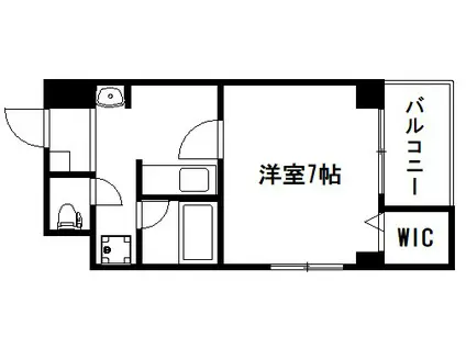 サントゥール御所東(1K/4階)の間取り写真