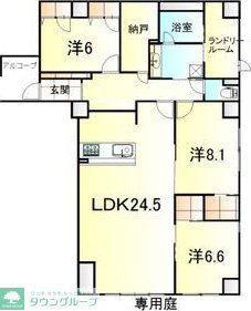 RESIDENCE KIKUZAKA(3LDK/3階)の間取り写真