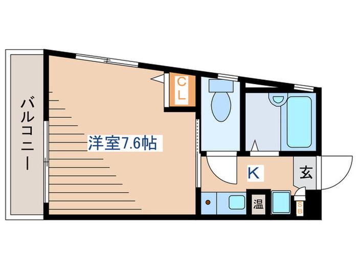 WISTERIA COMFORT(1K/3階)の間取り写真
