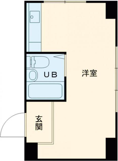 ラムール西明石(ワンルーム/5階)の間取り写真