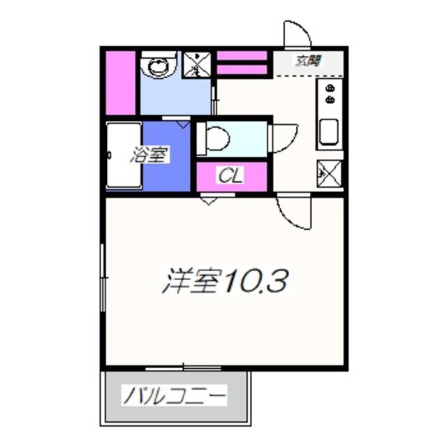 フジパレス堺東I番館(1K/1階)の間取り写真