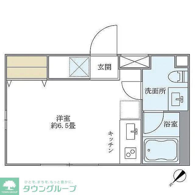 ION中目黒イースト(ワンルーム/3階)の間取り写真
