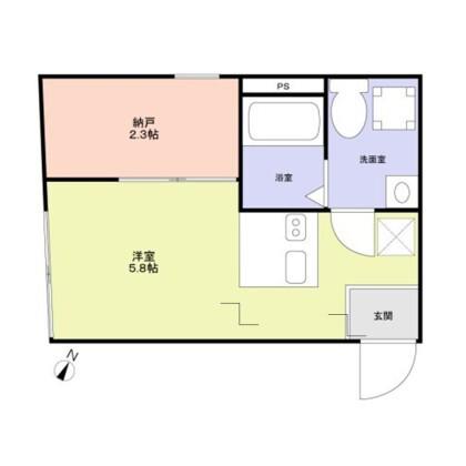 URBAN NEST 杉並(ワンルーム/3階)の間取り写真