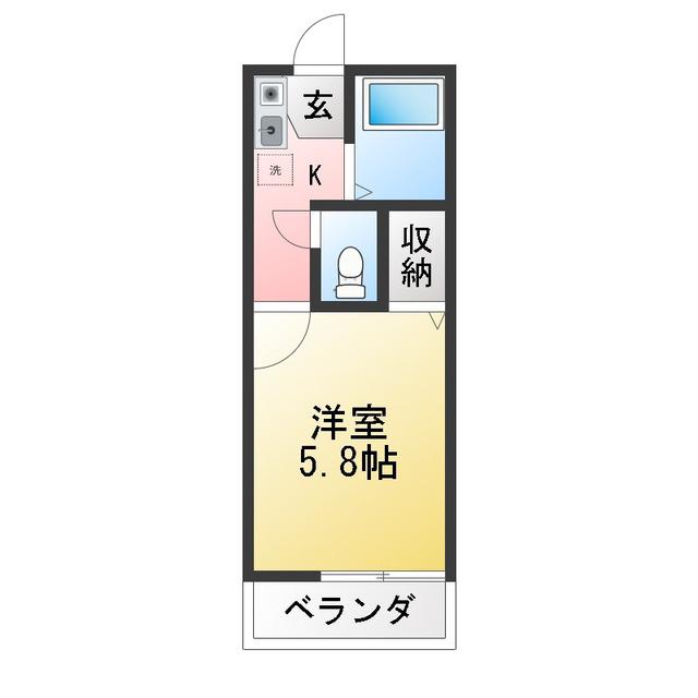 グランドメゾン本郷台(1K/1階)の間取り写真