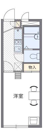 レオパレスセノーテ(1K/2階)の間取り写真