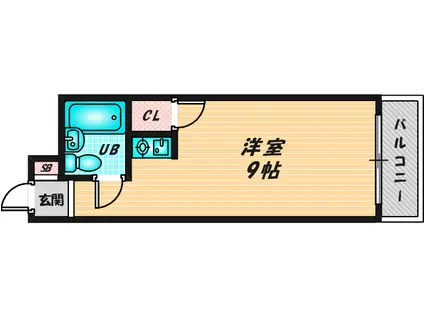 シートンすみだ(ワンルーム/3階)の間取り写真