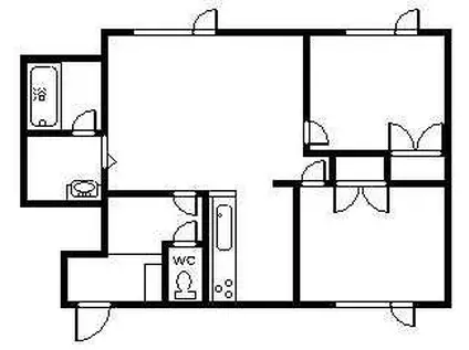 MANSION ITO(2LDK/2階)の間取り写真
