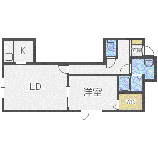KOYAS(1LDK/2階)の間取り写真