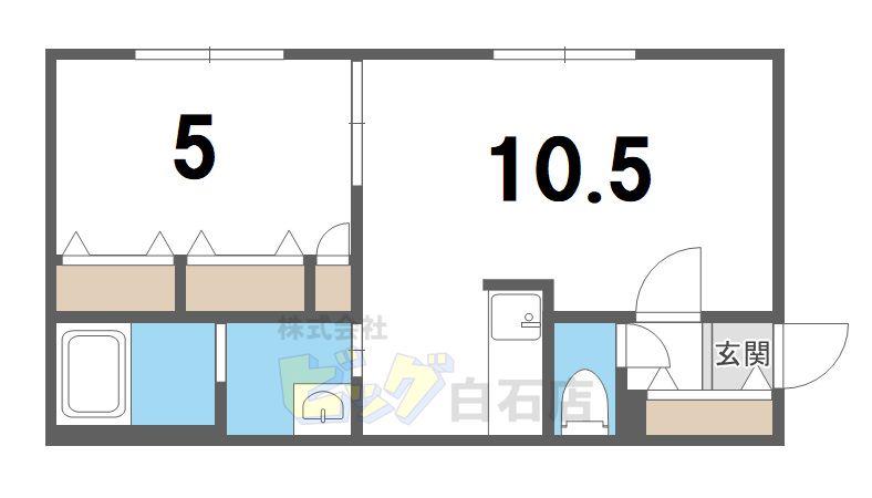 RICHE REVE TOYOHIRA(1LDK/3階)の間取り写真