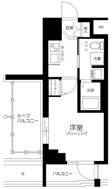 AXAS大塚(1K/6階)の間取り写真