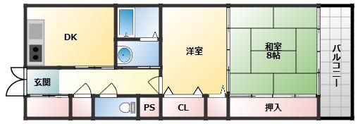 スミイチビル(3DK/3階)の間取り写真
