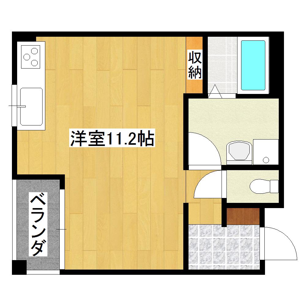 SO SAKAE(ワンルーム/2階)の間取り写真