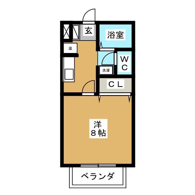 サン・FRIENDS雅(1K/2階)の間取り写真