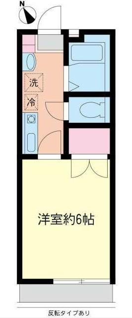 ソフィア日吉(1K/1階)の間取り写真