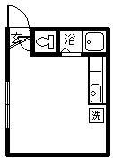 東光ビル(ワンルーム/3階)の間取り写真