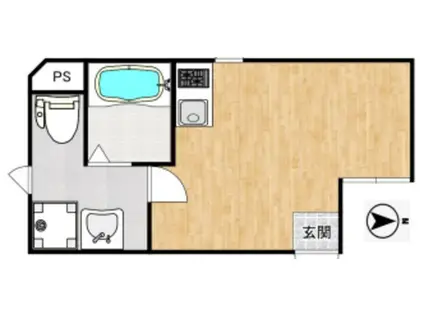 CICADA RESIDENCE NAKANO(ワンルーム/2階)の間取り写真