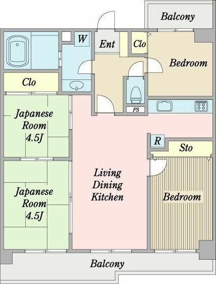 グランドメゾン覚王山通(4LDK/10階)の間取り写真