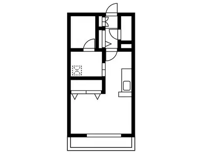 モンテマーレ北野(ワンルーム/5階)の間取り写真