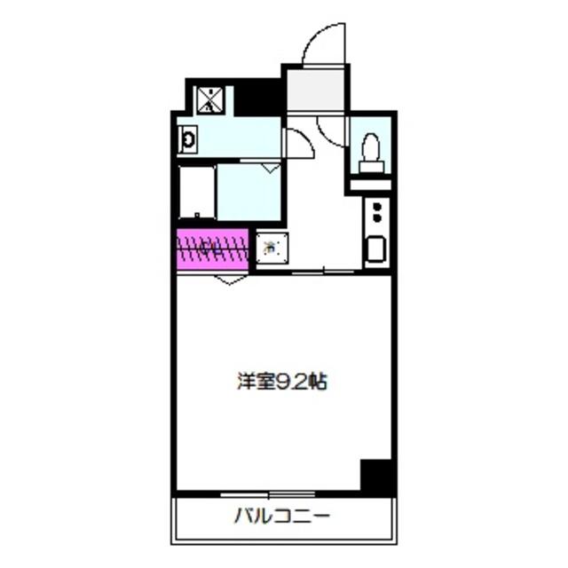 S-FORT都島KERS(1K/2階)の間取り写真